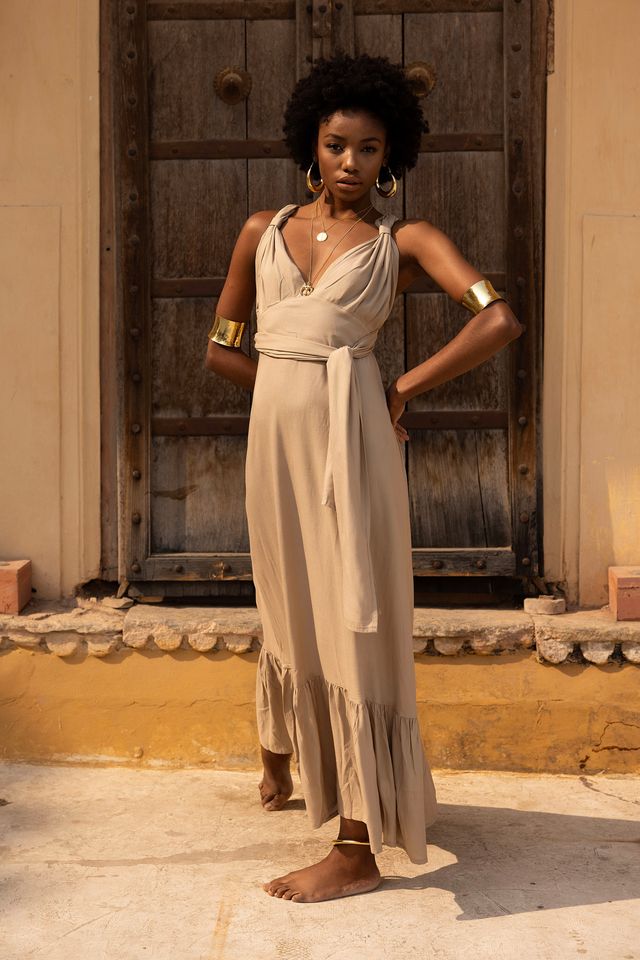 Sissy Maxi Dress - Beige Sissy Maxi Dress - Beige