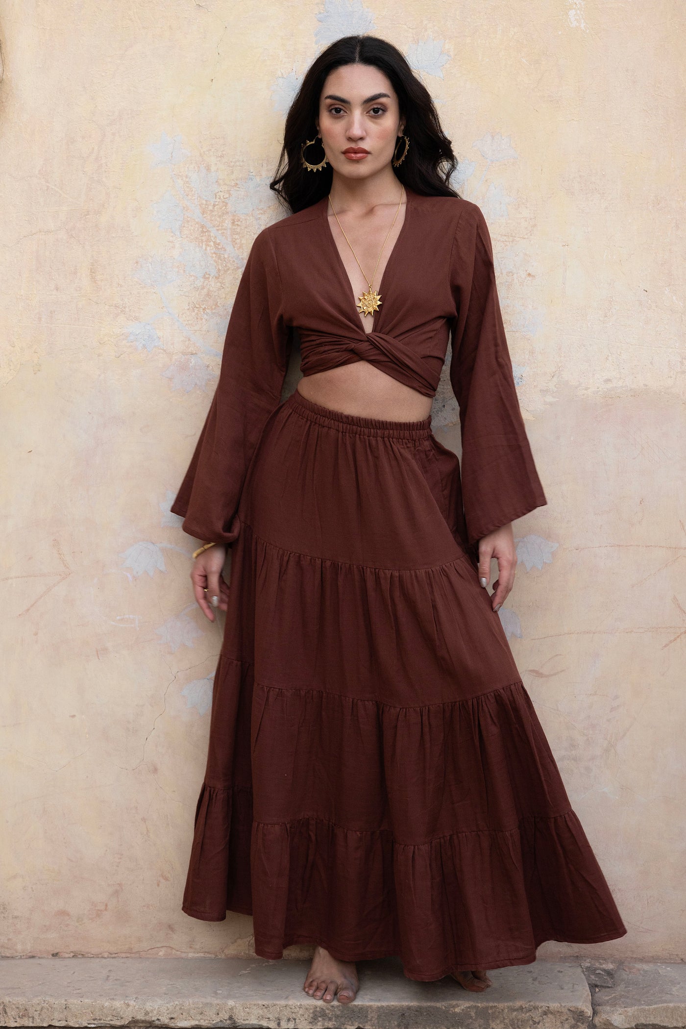brown gypsy dress Ava Gypsy Dress