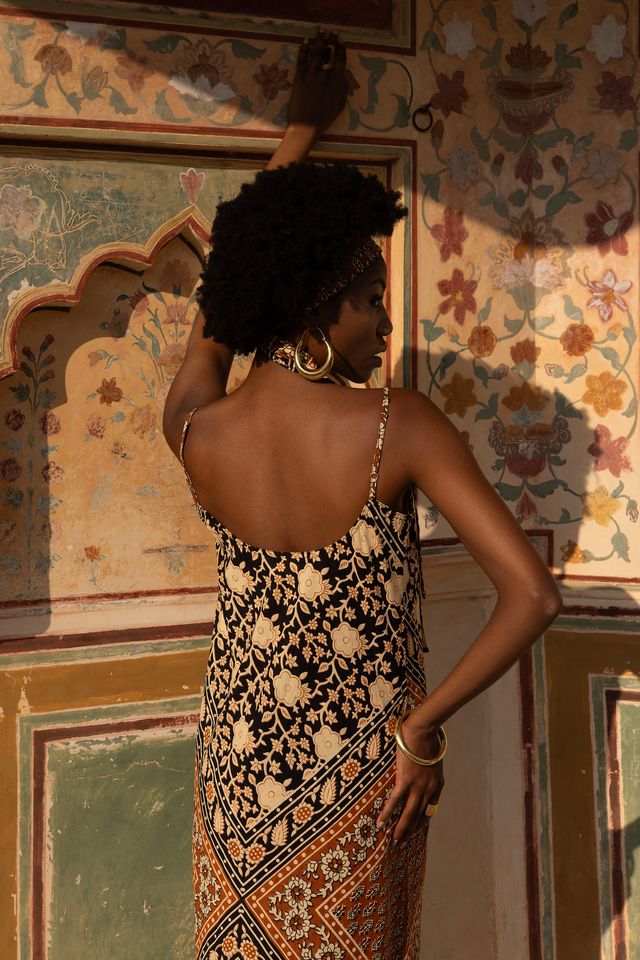 cotton slip dress midi Blake Size:Sample made from high count Xscape Petite Ruffle Detail sequin dresses