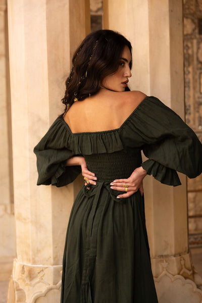 Ava Gypsy Dress - Khaki