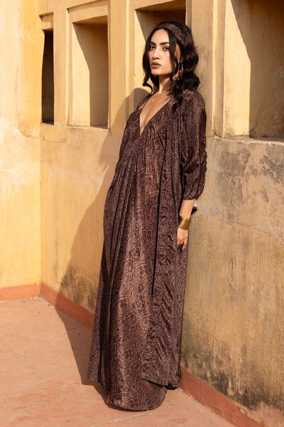 Venus Maxi Kimono - Jimmy Maroon